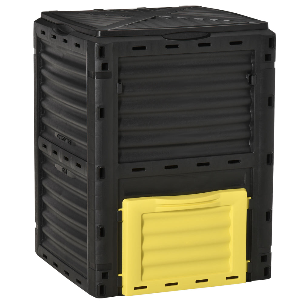 80-gallon (303-liter) garden composter, yellow