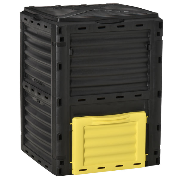 80-gallon (303-liter) garden composter, yellow