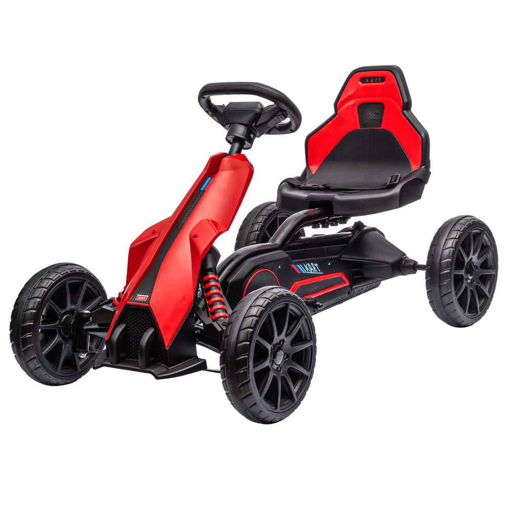 12V electric kart, red