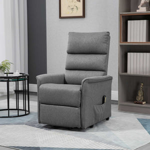 Electric Recliner Lift Chair for Seniors with Remote Control, Dark Grey
