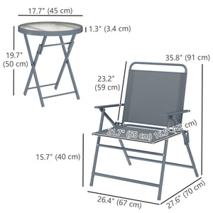 3-piece outdoor bistro set