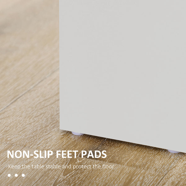 Kitchen table for 4 to 6 people, dining table with veneered top, oak