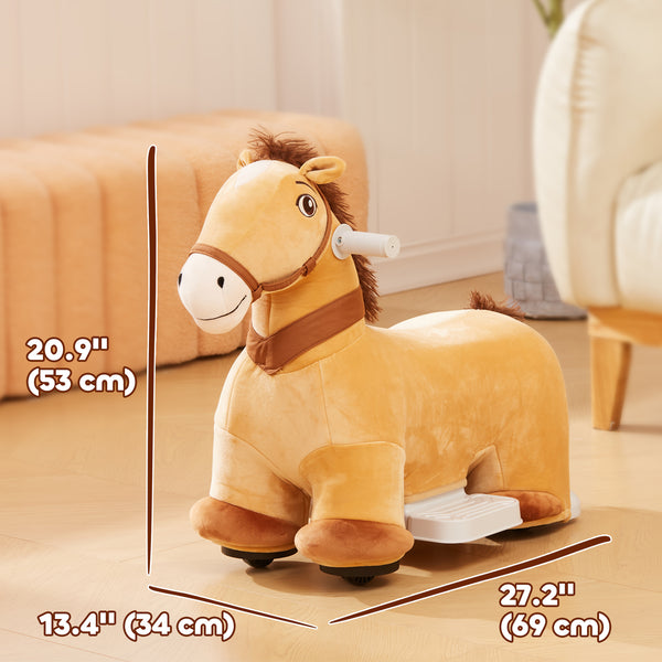 6V Electric Ride-On Horse with Music