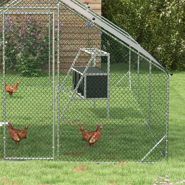 3 Compartments Nesting Boxes for Chickens with Privacy Curtains, Standing Perches, Up to 6-12 Hens