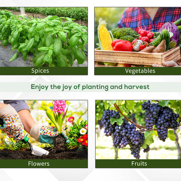 Large garden greenhouse for seedlings, high-quality steel frame