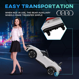 Audi 12V with remote control, white