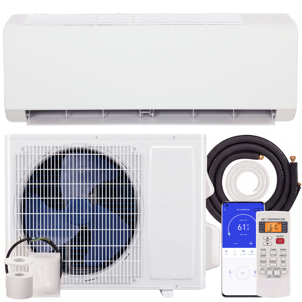 23000 BTU 22 SEER2 230V Wi-Fi-Enabled Split Air Conditioner with Heat Pump and Inverter, Cools up to 1500 Sq Ft.