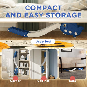 Blue Toddler Bed Slide