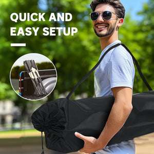 Double Camping Chair with Cup Holder and Carry Bag, Load Capacity: 250 kg, Khaki