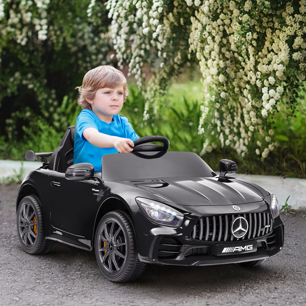 Mercedes-Benz AMG GTR 12V Licensed with Remote Control, Black