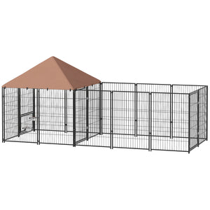 Enclosure with rotating and height-adjustable bowls