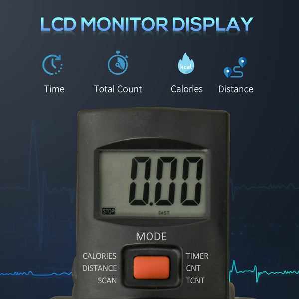 Under Desk Pedal Exercise Bike with LCD Display