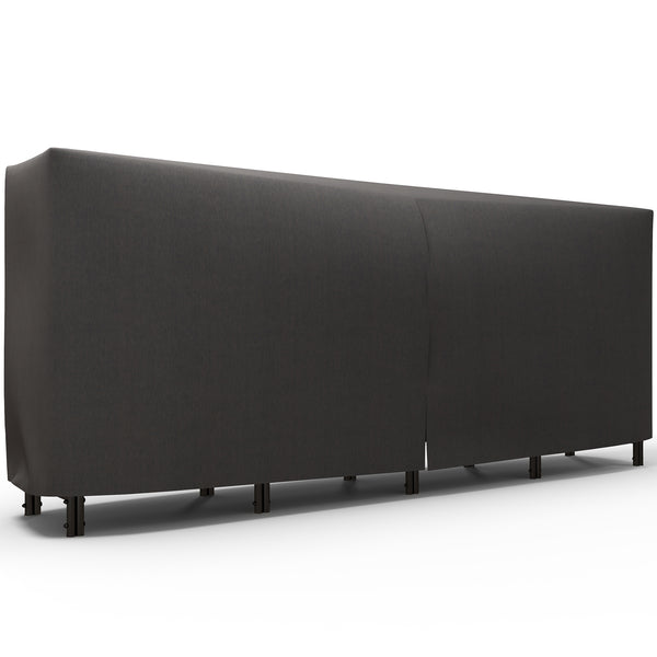 8ft Outdoor Log Rack with Cover