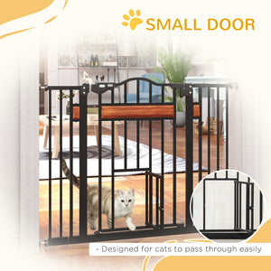 Extra large dog barrier with cat flap