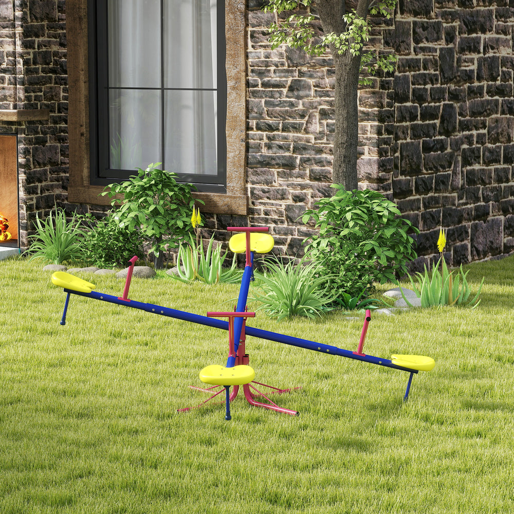 Children's metal seesaw, 4 places