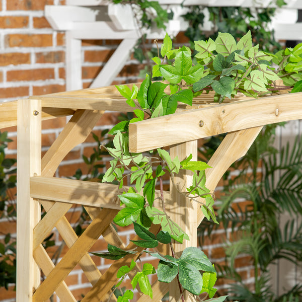 Garden arch with 2-seater bench