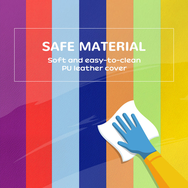 Set of 7 modular soft foam climbing blocks for children