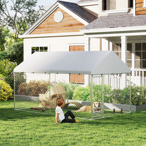 Outdoor enclosure with adjustable and rotating bowls