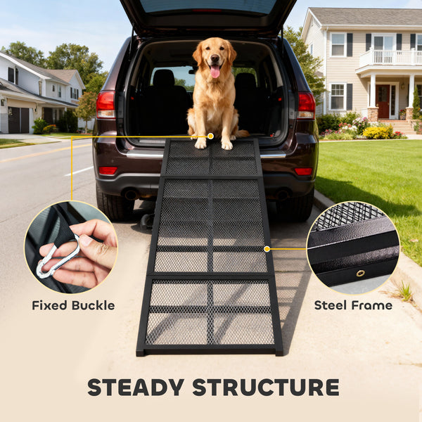 Foldable and portable car ramp