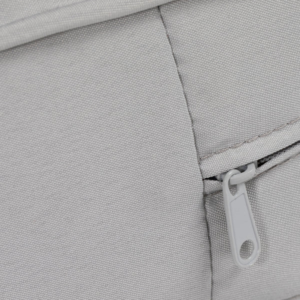 Thick and Deep Patio Chair Cushions for Outdoor Seating with Back Cushion, Light Grey