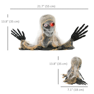 Animated Halloween Mummy with Light-Up LED Eyes