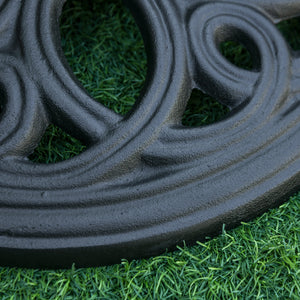 Patio Umbrella Stand, Fits 1.5" and 2" Diameter Poles, Black