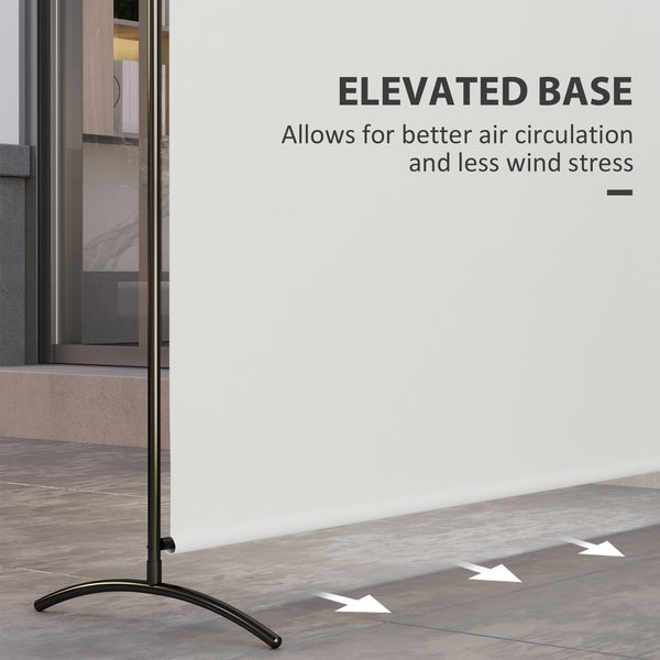 Single-panel room divider, UV30+ protection, beige
