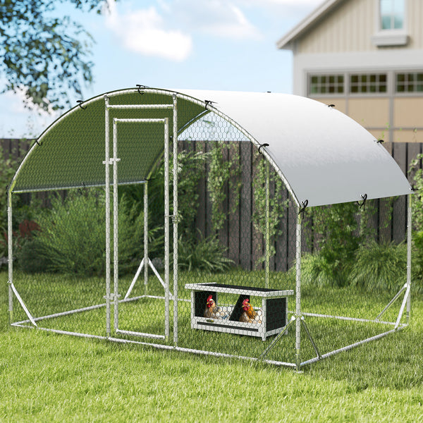 Nesting boxes for chickens with asphalt roof