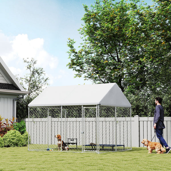 Robust outdoor enclosure in galvanised steel with waterproof roof