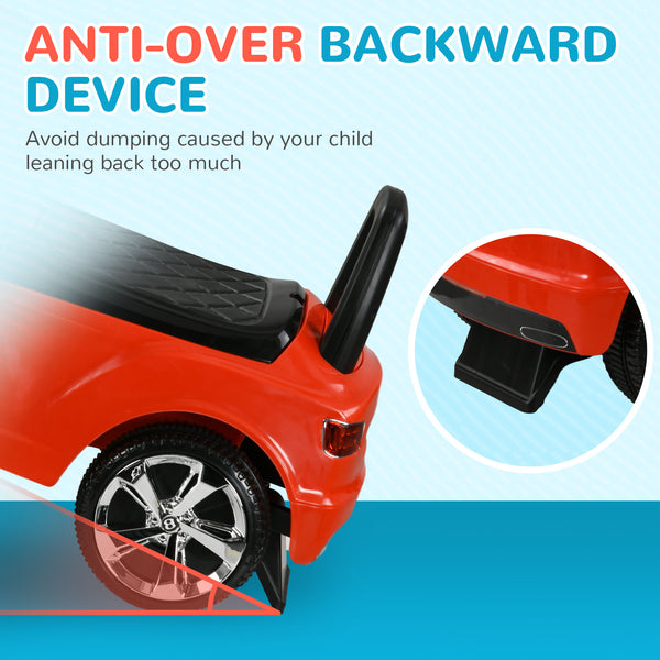 Bentley Bentayga Toddler Car with Horn and Music, Under Seat Storage, Red