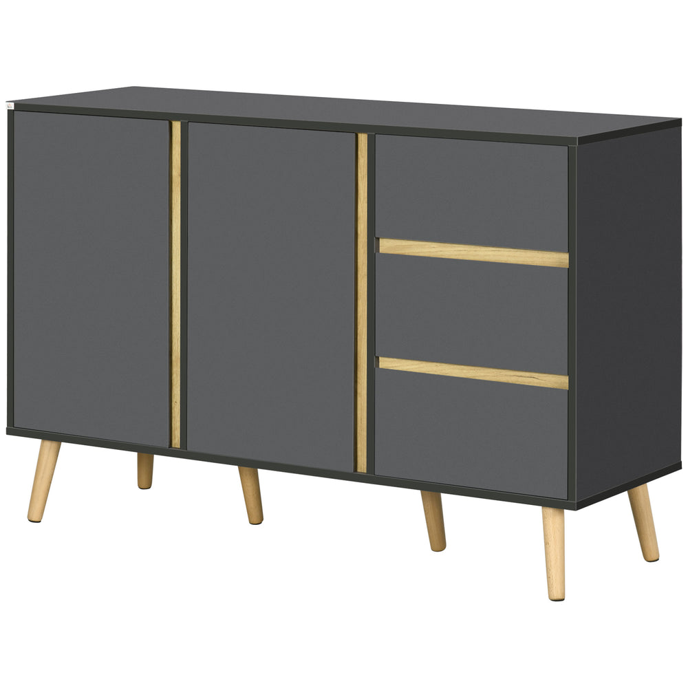 Sideboard with adjustable shelves - Dark grey