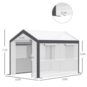 Sturdy garden greenhouse for vegetable seedlings