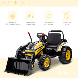 6V Battery Powered Kids Tractor, Yellow
