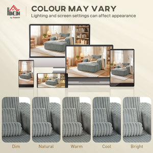 Sofa bed with pillow, single seat, grey