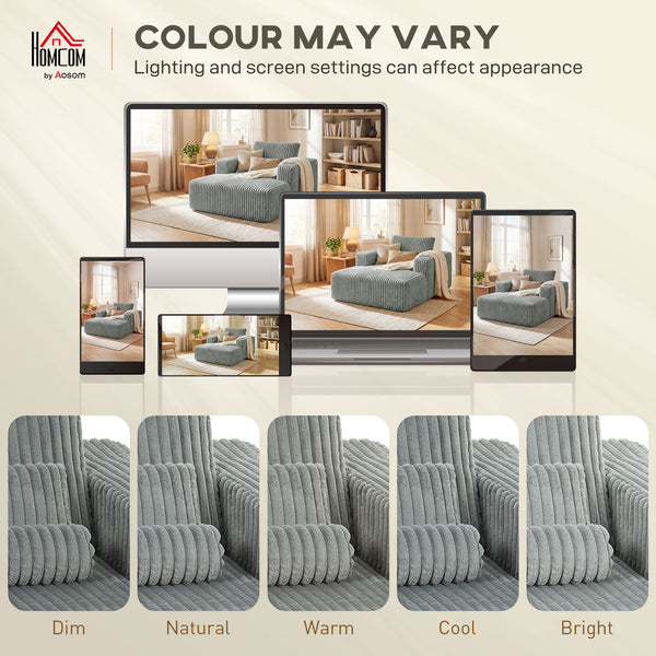 Sofa bed with pillow, single seat, grey