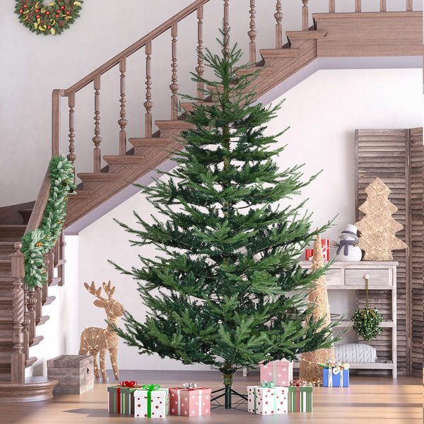 7.5ft Artificial Christmas Tree with Metal Base