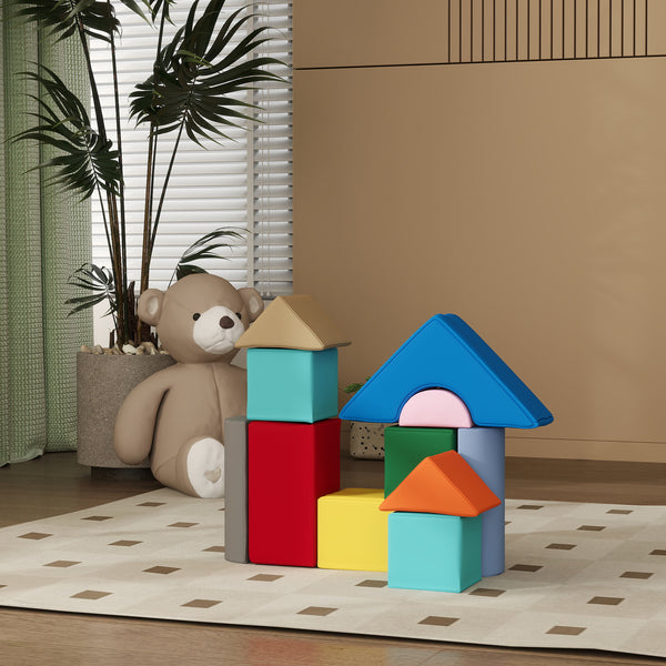 11-piece children's play area, dark color