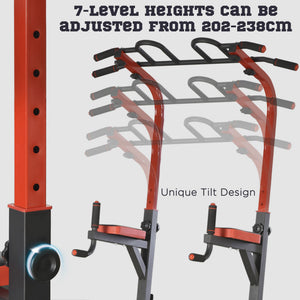 Pull-up station with ab bench