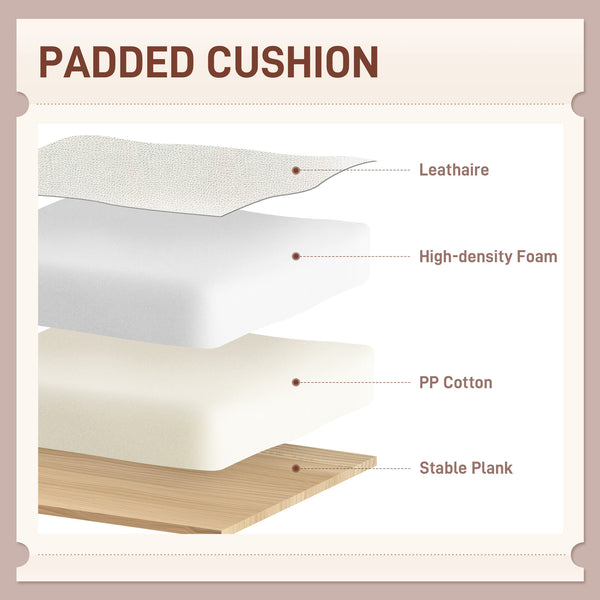 Office chair without armrests, beige