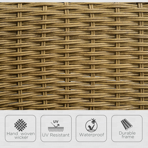 Rattan rocking chair with cushion, light grey