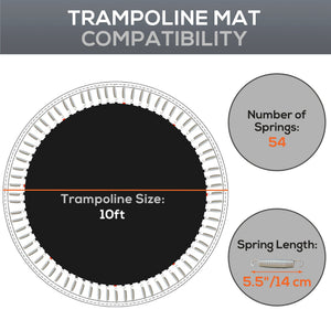 Replacement mat for 10-foot trampoline 