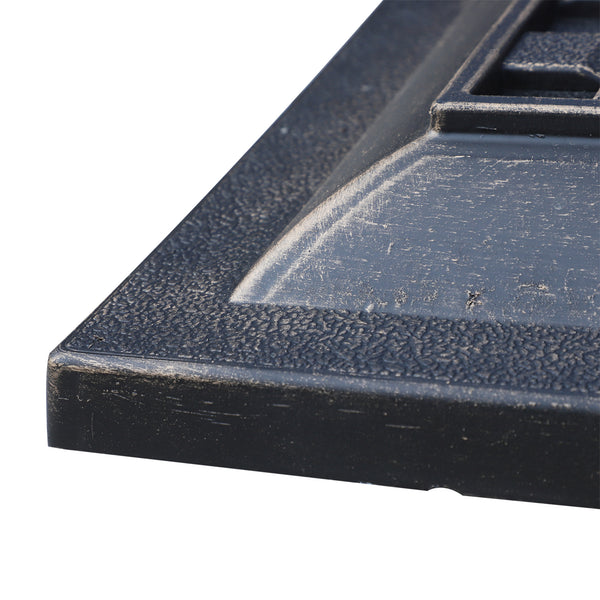 20 lb Resin Patio Umbrella Stand with Coated Base and Square Pole, Bronze