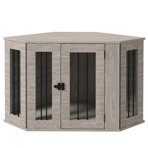 41-inch crate furniture with cushion, brown walnut color