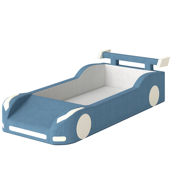 Blue foam car play modules with ball pit