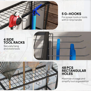 3-Tier Garden Tool Storage Tower