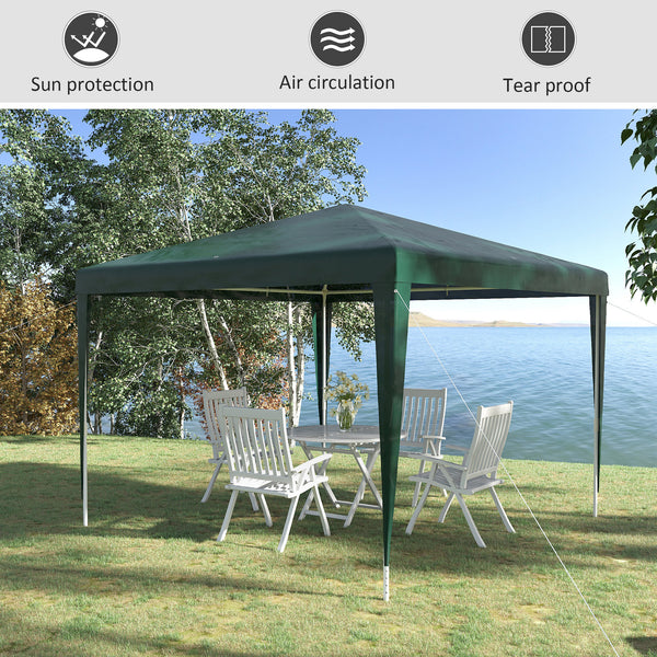 10 x 10 Portable Party Tent, Green
