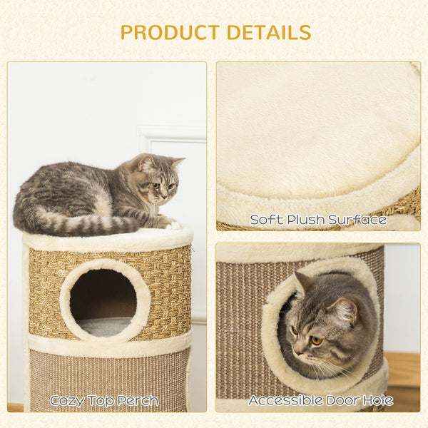 3-story, three-hole condo with scratching post