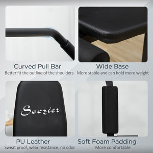 Multifunction weight station with a 45 kg weight stack, for back, chest, arms, and a full body workout.