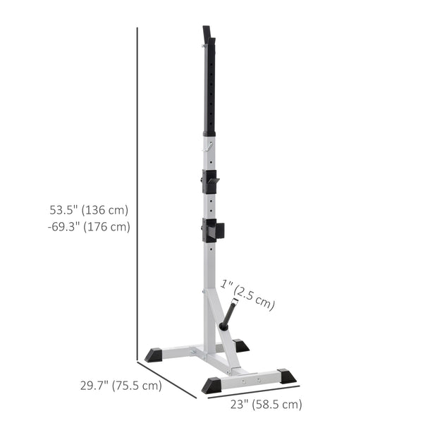 2-piece dumbbell rack with adjustable height, 200 kg capacity