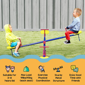 Children's metal seesaw, 4 places
